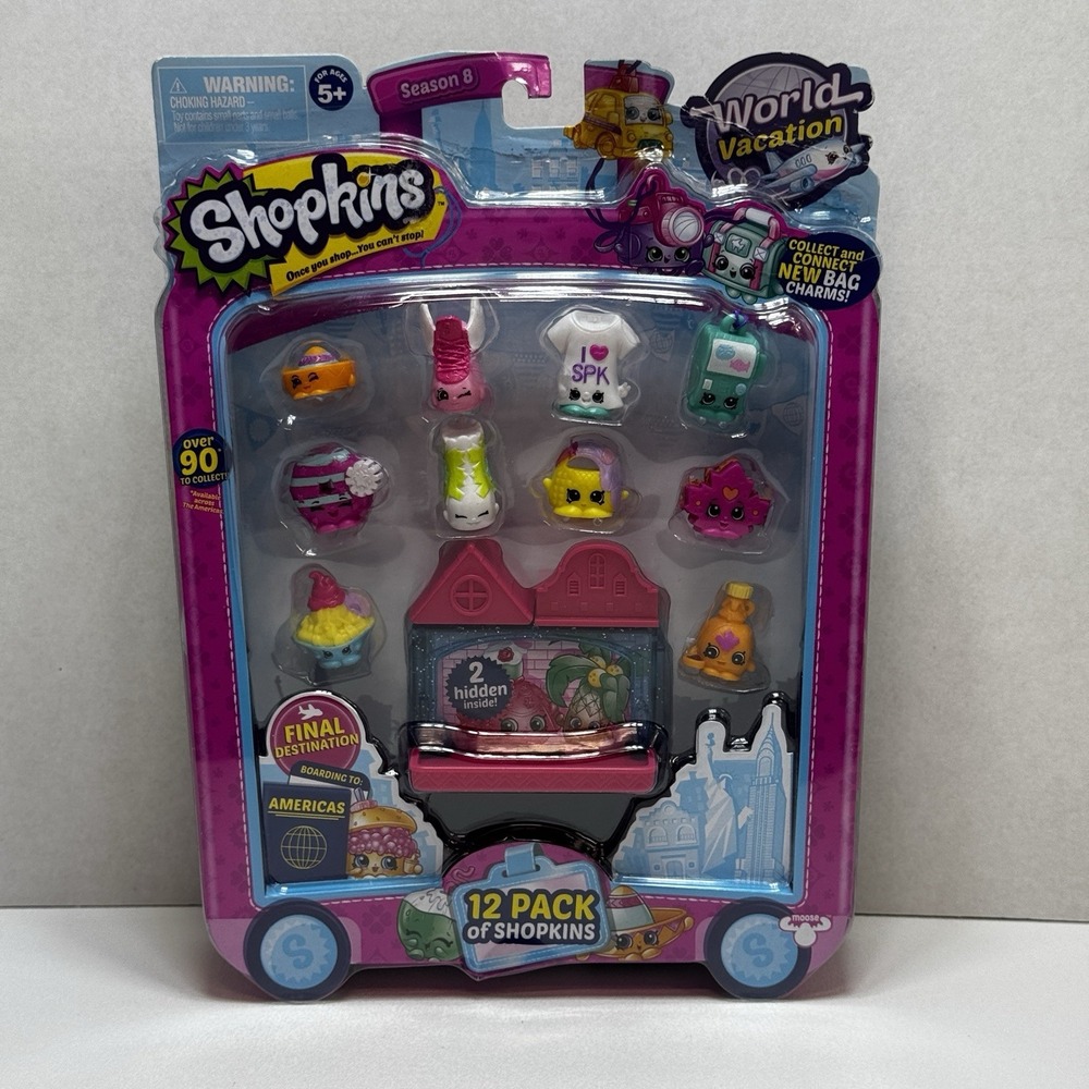 Shopkins Season 8 World Vacation 12 Pack Boarding To Americas Final Destination
